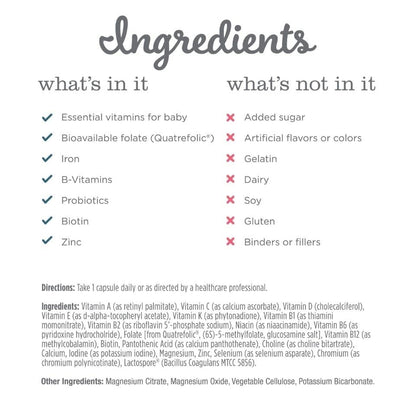 Mommy's Bliss Prenatal Multivitamin with Iron and Folic Acid, Supports Baby Development Mommy's Bliss