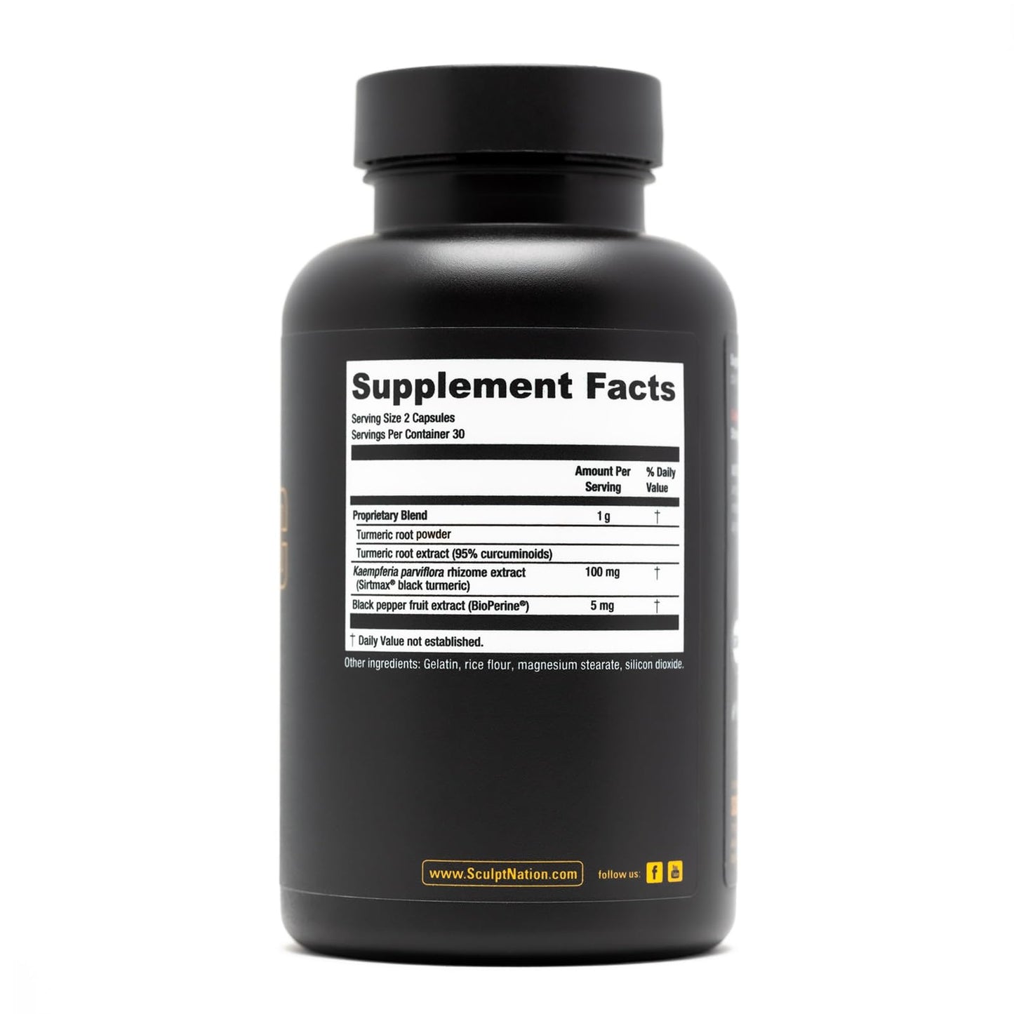 Sculpt Nation by V Shred Powerful Turmeric Supplement - Turmeric Curcumin Sculpt NationBuy Supplements Australia