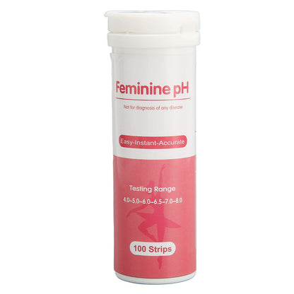 100 Vaginal Test Strips Check PH Level for Female Health, Accurate & Easy to Use, Monitor Gynecologic