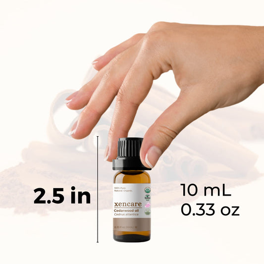xencare Cedarwood USDA Organic Essential Oil | 100% Pure Natural Undiluted XenCare