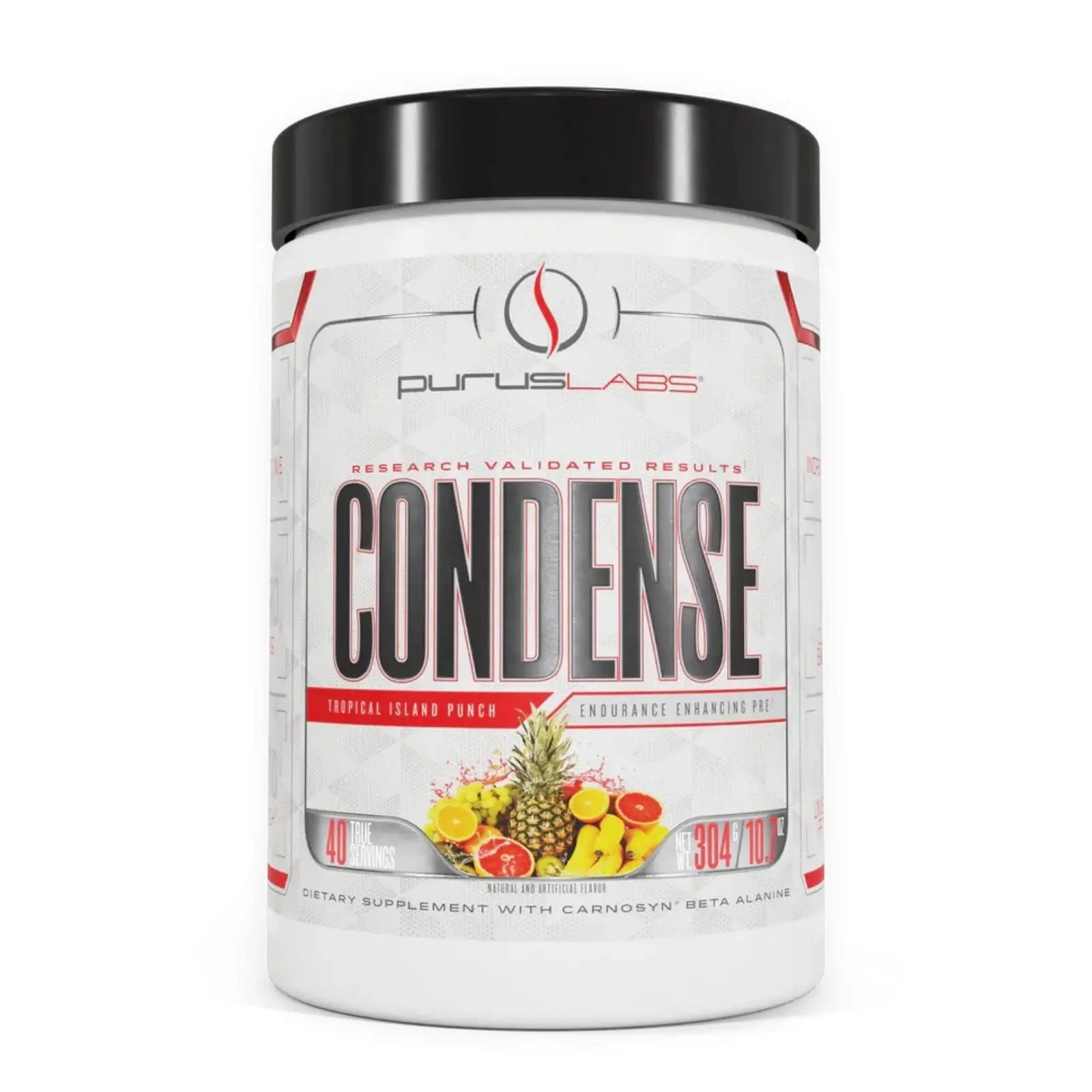 Purus Labs CONDENSE PreWorkout Powder, 40 Servings (Tropical Island Punch) Purus Labs