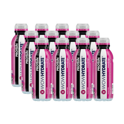 WOW HYDRATE Protein Water, Summer Fruits Flavour Protein Drink, Natural Flavourings, Healthy Hydration WOW HYDRATE