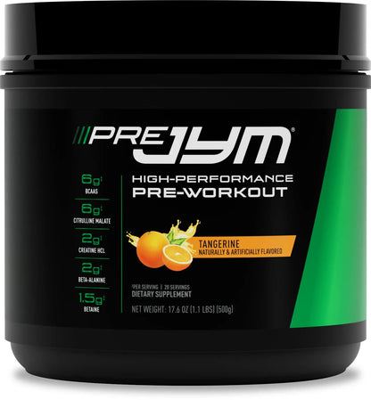PRE JYM 20 Servings - Tangerine JYM Supplement Science