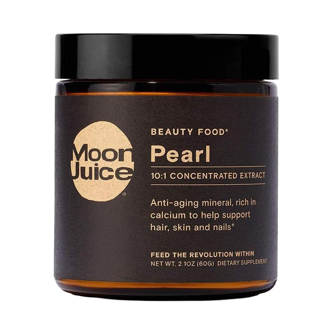 Moon Juice Pearl Powder Supplement - Collagen Support for Hair, Skin & Nails - Anti-Aging Antioxidant Mineral with Calcium - Sustainably Sourced, Non-GMO - 2.1 oz, 30 Servings Moon JuiceBuy Supplements Australia