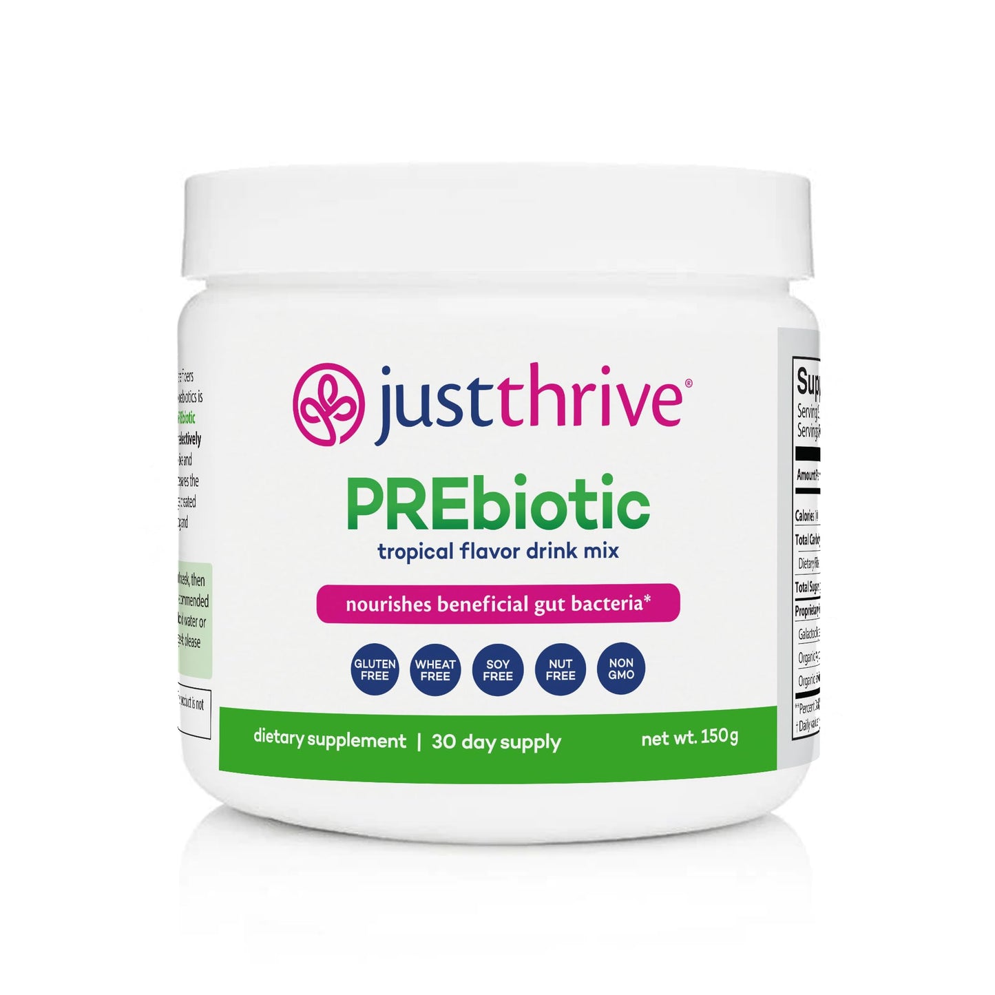 Just Thrive PREbiotic Powder - Digestive and Immune Support Supplement, 150 g Just ThriveBuy Supplements Australia