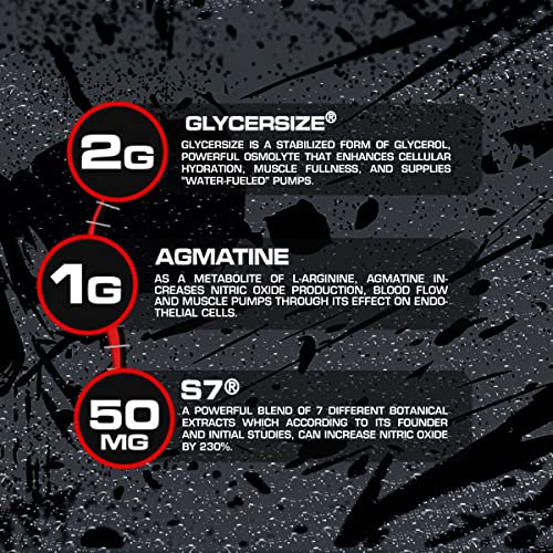 Noxious Extreme Nitric Oxide Booster Pump Pre-Workout Powder | Endurance and Muscle Building | 30 Servings (America Pop)