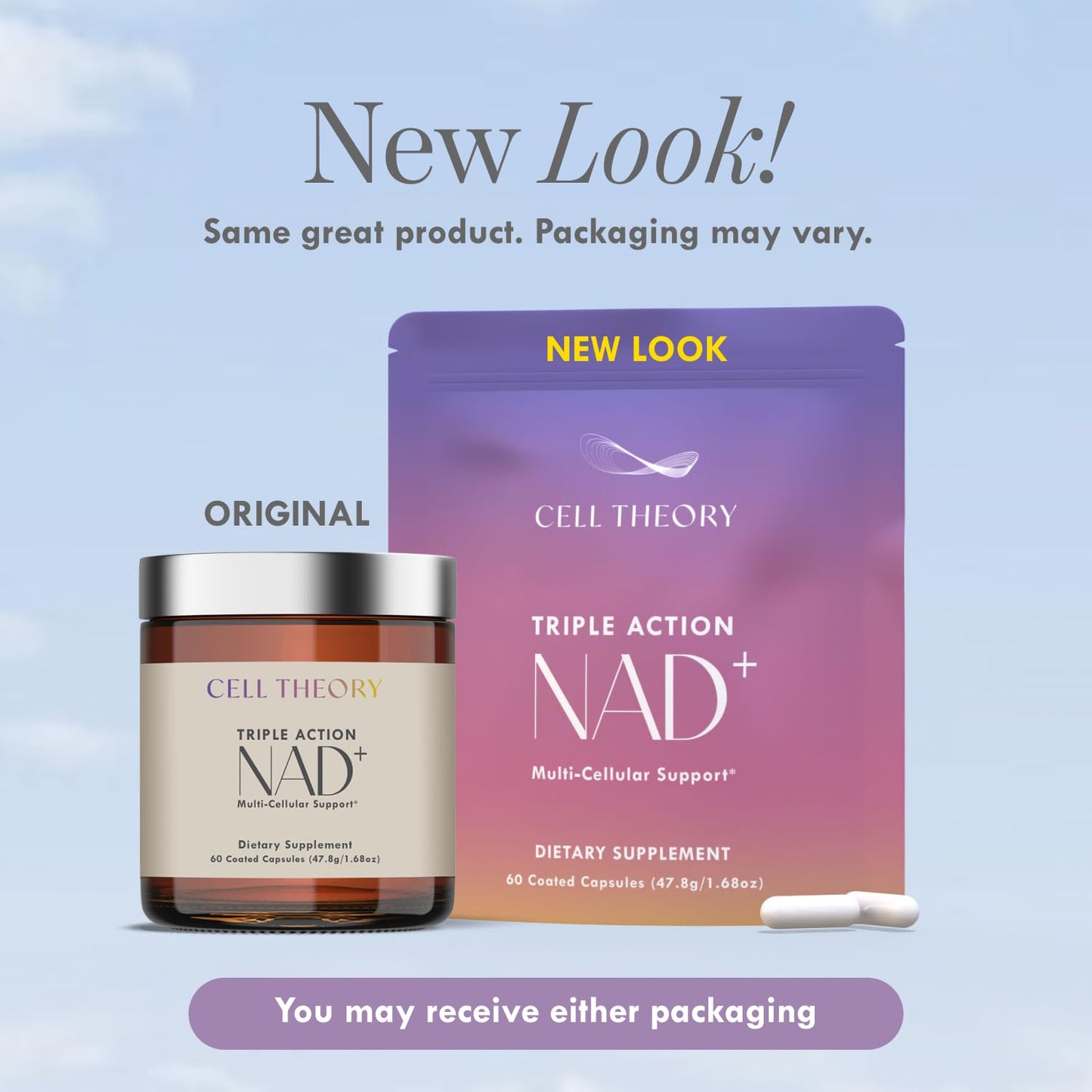 Cell Theory NAD+ Supplement – Triple Action Liposomal NAD+ & NADH Formula for Cellular Energy, Mitochondrial Support, and Longevity, Developed by Dr. Halland, 60 Capsules (30-Day Supply) Cell TheoryBuy Supplements Australia