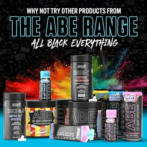 ABE All Black Everything Pre Workout Energy, Increase Physical Performance with Citrulline Applied Nutrition