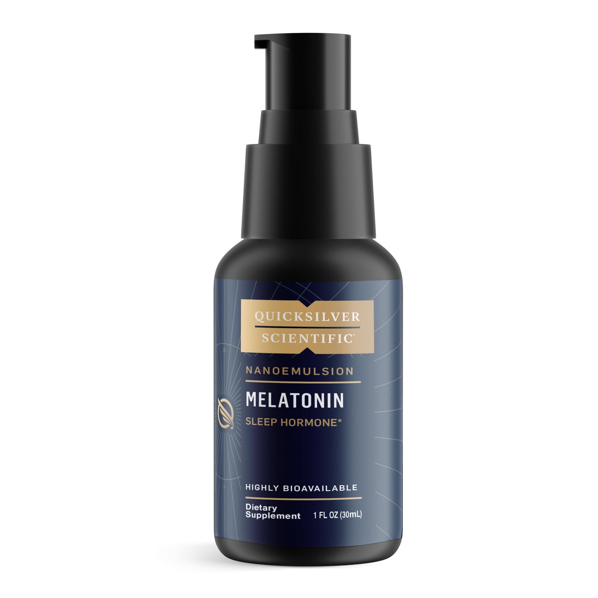Quicksilver Scientific Liposomal Melatonin - Bedtime, Jet Lag & Immune Support Liquid for Adults - Efficient, Superior Absorption 1mg to Minimize Morning Drowsiness (30 ml) Quicksilver ScientificBuy Supplements Australia