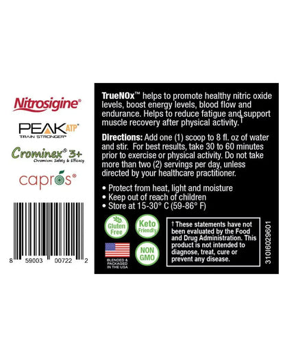 NatureCity True-NOx Nitric Oxide Supplements for Men and Women - Pre-Workout Booster NatureCity