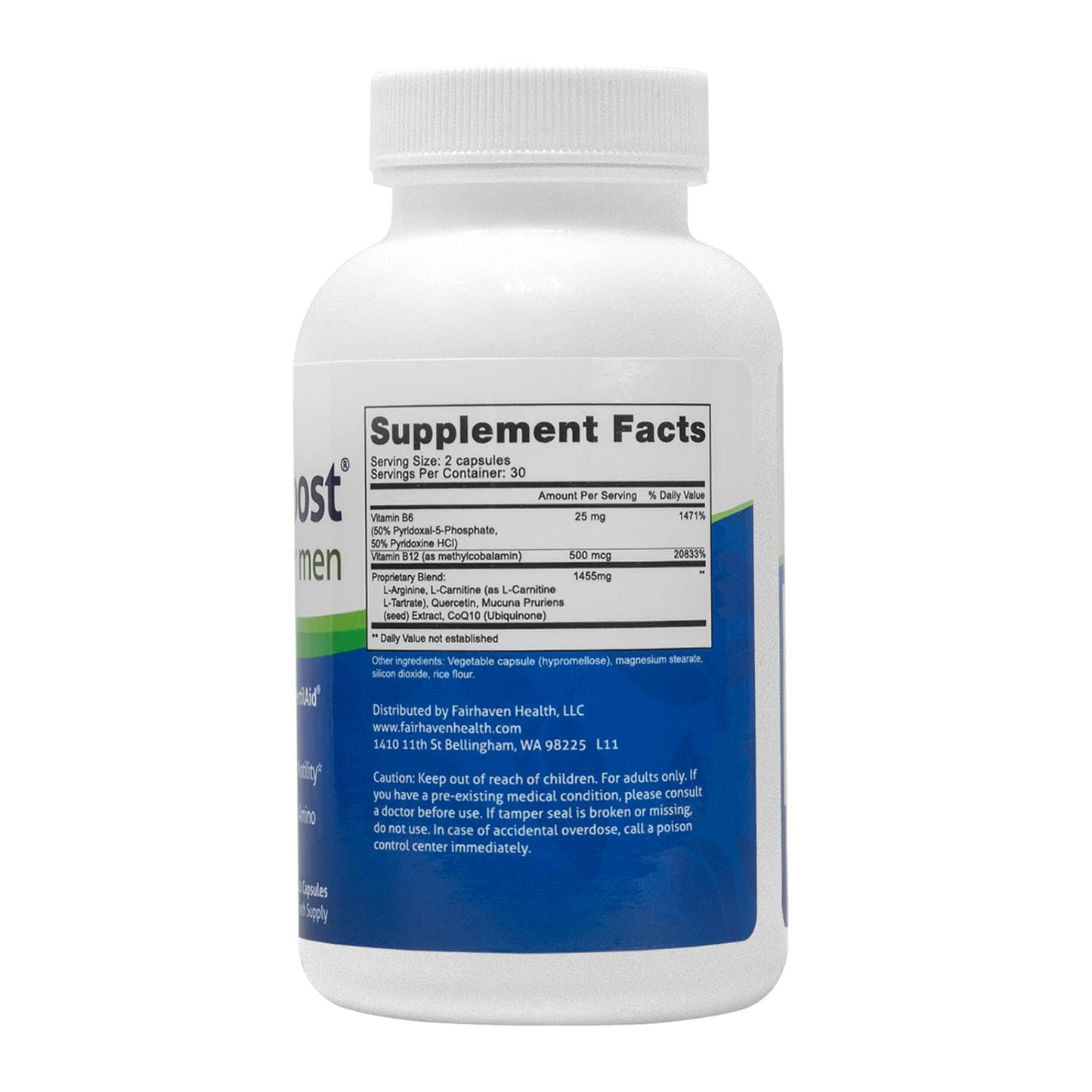 MotilityBoost for Men, Male Fertility Supplement – For Motile Strength - Prenatal For Him, Includes Fairhaven Health