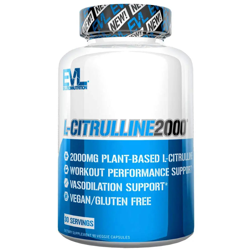 Evlution L-Citrulline2000 Nitric Oxide Supplement for Men Nutrition High Strength L Citrullin Evlution