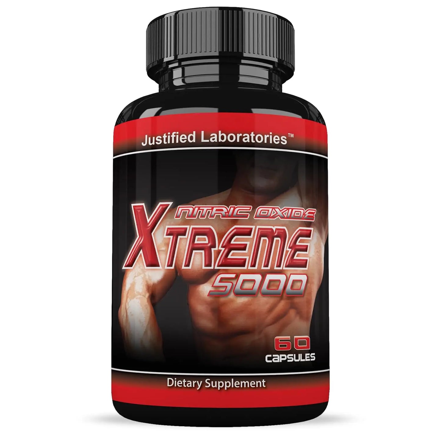 (3 Pack) Nitric Oxide Xtreme 5000 Advanced Men's Heath Formula 60 Capsules Justified Laboratories