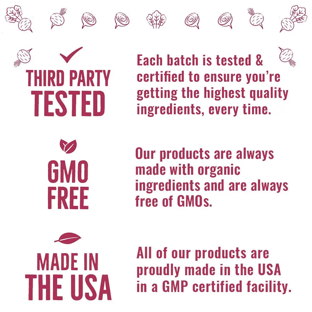 TruBaio Organic Beet Root Powder: Nitric Oxide Booster, Circulation and Stamina Increasing TruBaio