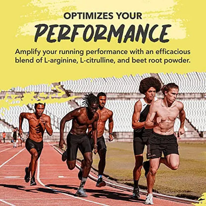 VeraWella - Runners Support Starting Line, Nitric Oxide Booster with L-Arginine, L Citrulline VeraWella