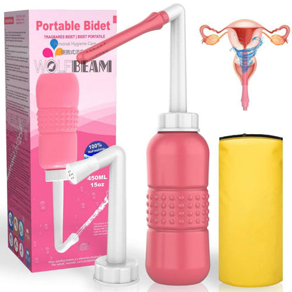 Wolfbeam 2IN1 Portable Hand-held Vulva and Anus Cleaner and Personal Health Vaginal Washing WOLFBEAM