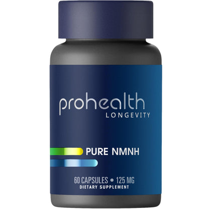 ProHealth Pure NMNH 125 mg | 60 Capsules | Next-Generation NAD+ Support with UthPeak™ Crystalline NMNH for Sustained Cellular Energy, Healthy Aging & Vitality | USA GMP-Manufactured ProHealthBuy Supplements Australia