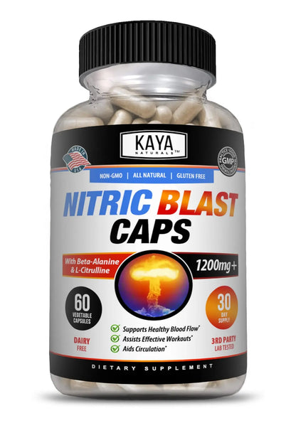 Kaya Naturals - Nitric Blast Potent All-Natural Herbal Supplement for Maximum Health Benefits Kaya Naturals