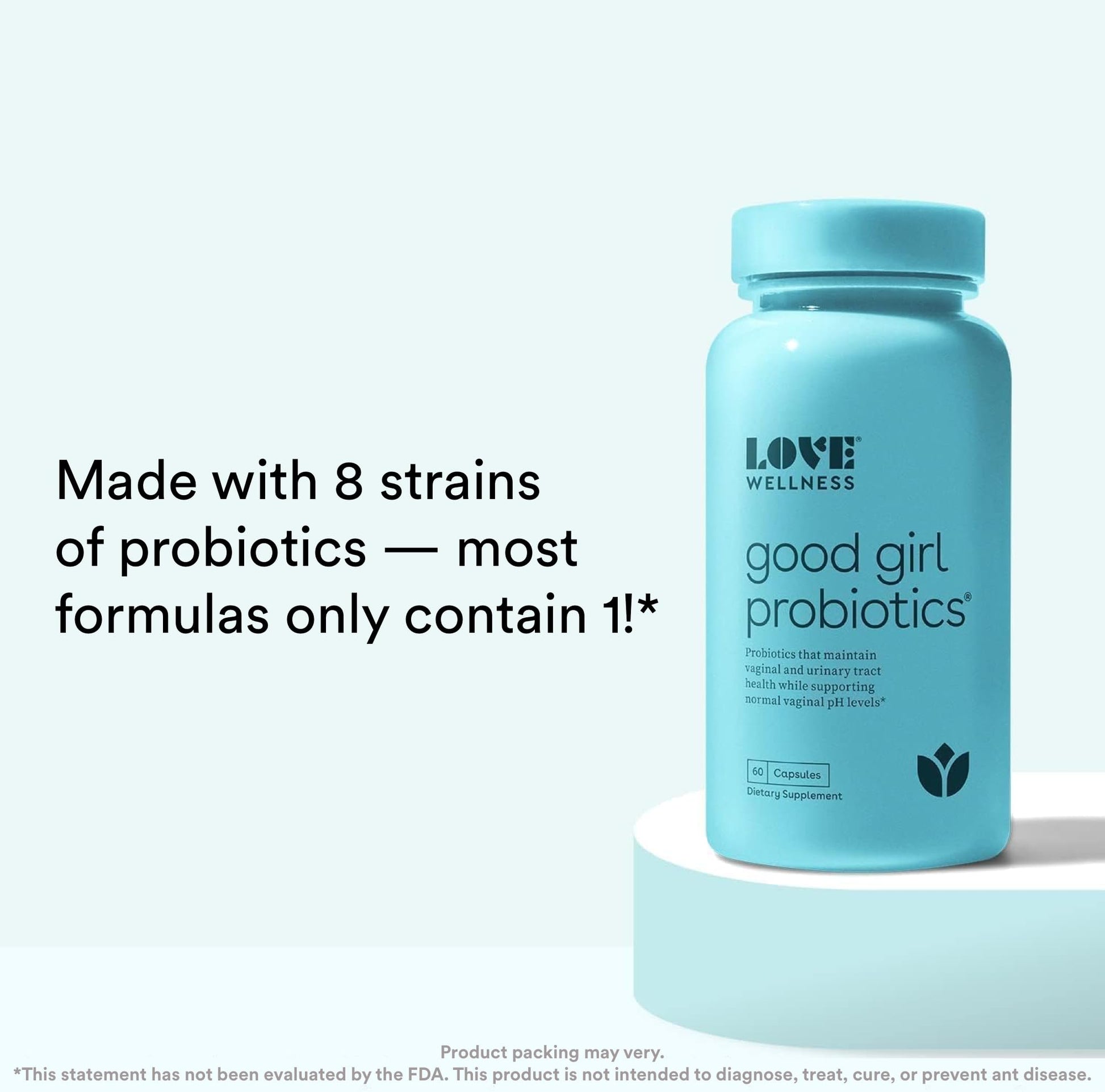 Love Wellness Good Girl Probiotics & The Killer | Vaginal pH Balance Supplement & Boric Acid Suppositories Love WellnessBuy Supplements Australia