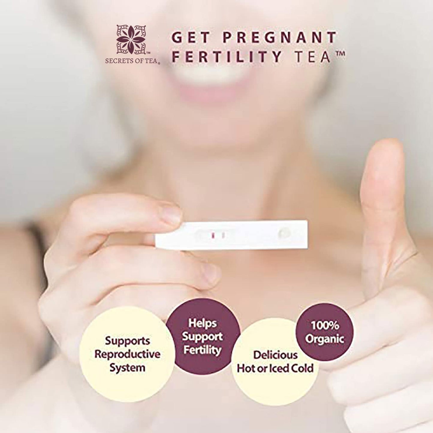 Secrets Of Tea Patented Fertility Supplement & Fertility Tea For WomenTo Help Support Conception Secrets Of Tea