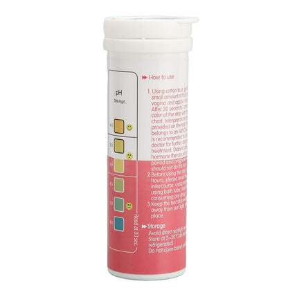 100pcs Disposable Vaginal Health PH Test Strips, pH Test Strips for Women Monitor Feminine Brrnoo