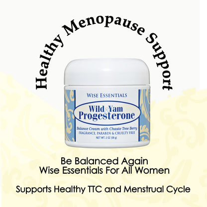 Progesterone Cream - Bioidentical Balance Formula for Peri Menopausal Women sourced Wise Essentials