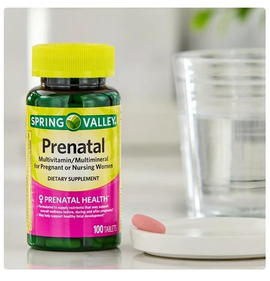 4 TOP CARE Prenatal Multivitamin/Multimineral for Pregnant and Nursing Women Dietary Supplement Tablets 4 TOP CARE