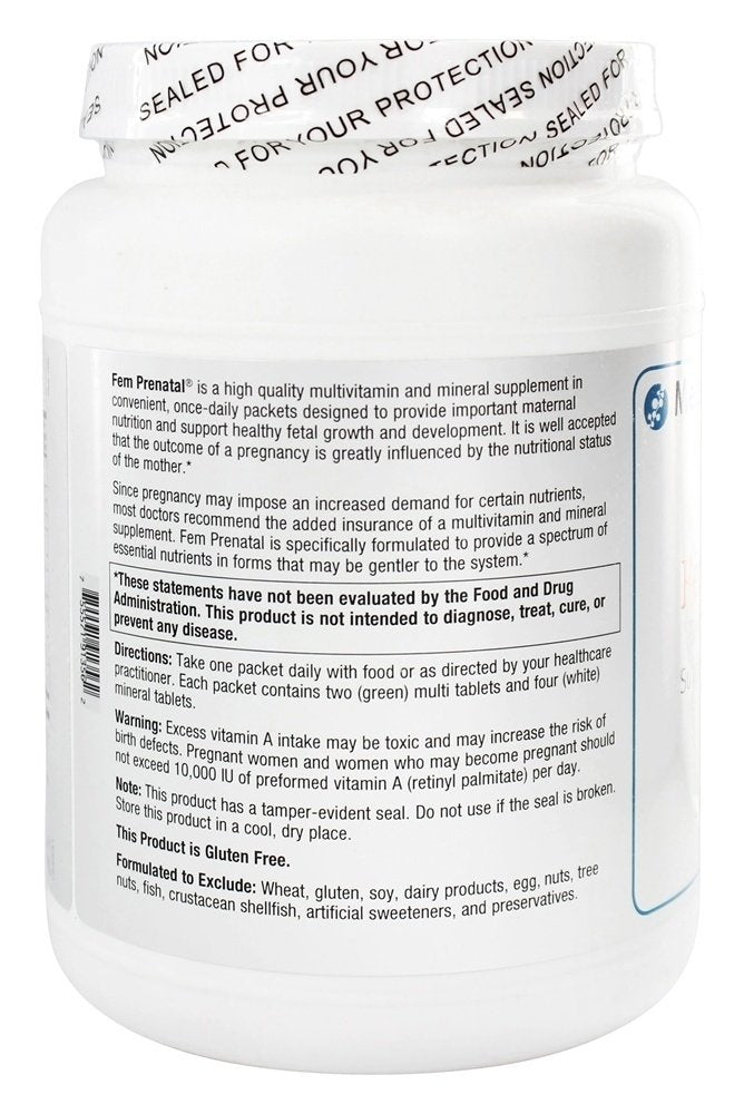 Fem Prenatal 30 pkts by Metagenics Metagenics