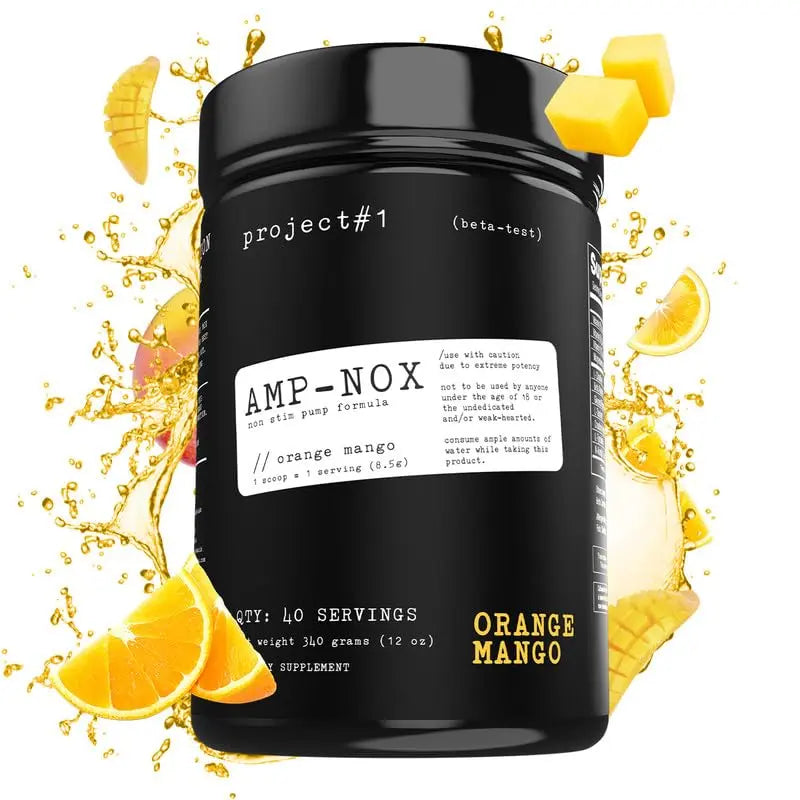Project #1 AMP-NOX: Pre & Post Workout Powder to Boost Focus & Pump | Energizing Project #1