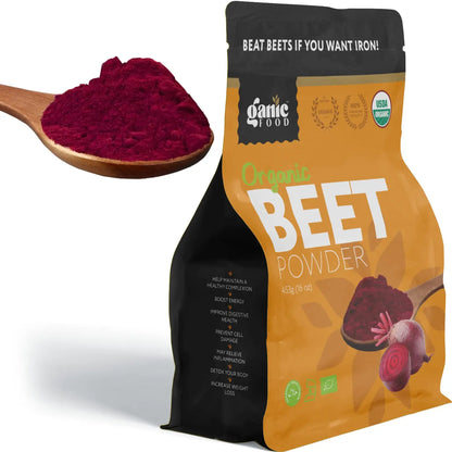 Ganic Food Organic Beetroot Powder, 16 Ounces Ganic Food