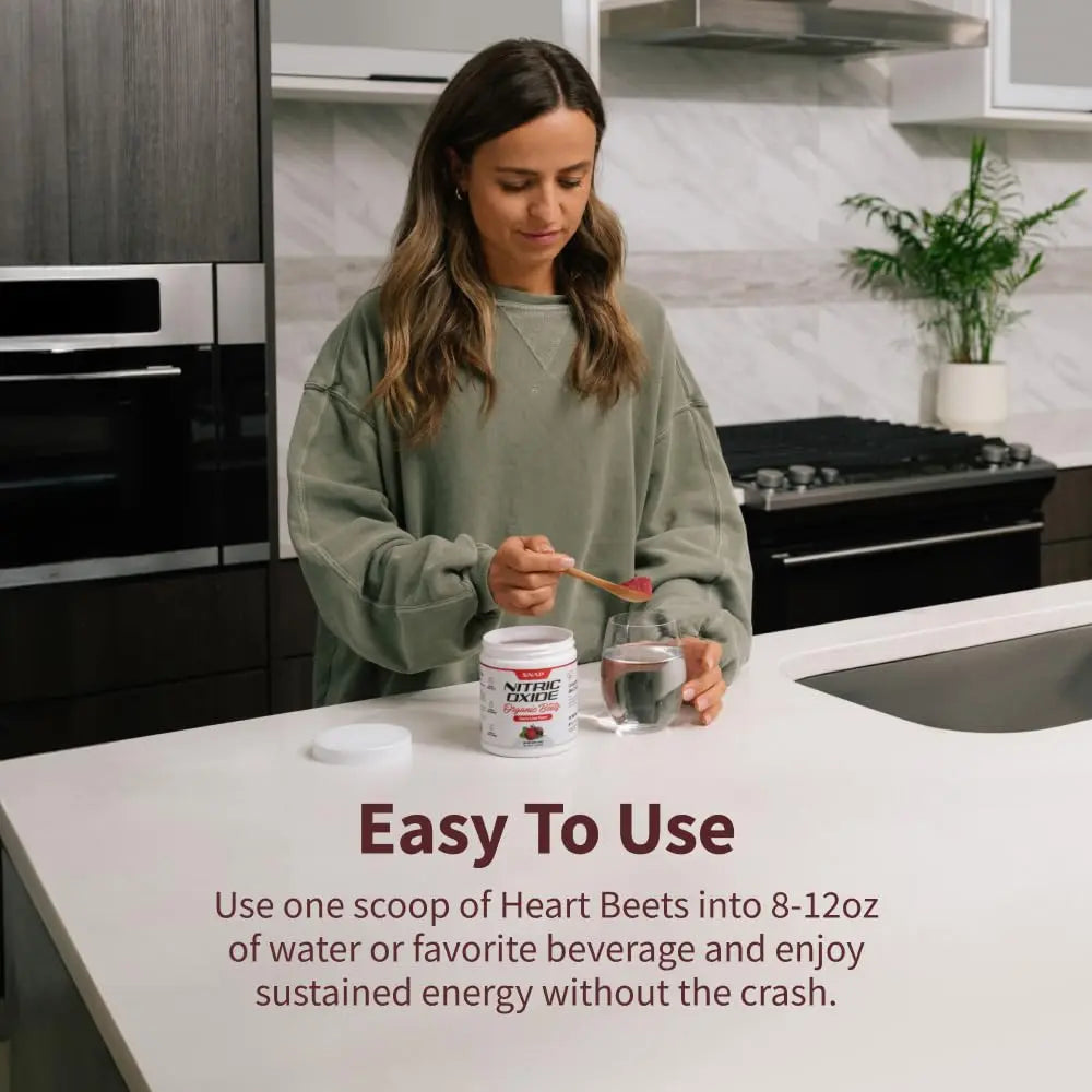 Snap Supplements USDA Organic Beet Root Powder, 3-in-1 Nitric Oxide Supplement Snap Supplements