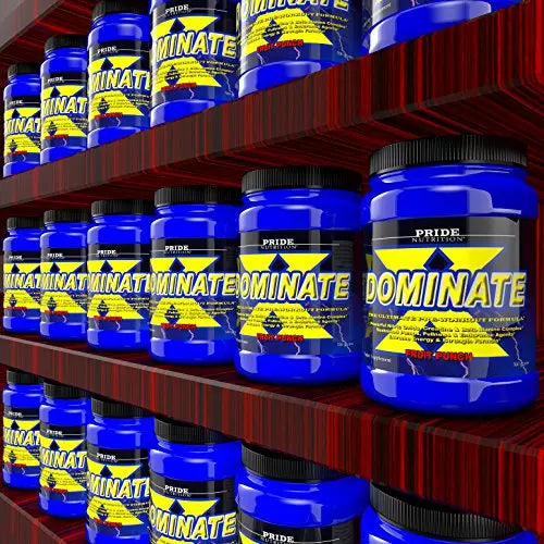 Pride Nutrition Dominate X Pre Workout Supplement - 500g Nitric Oxide & Creatine Pre Pride Nutrition