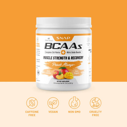 Snap Supplements Nitric Oxide Booster and BCAA Powder Snap Supplements