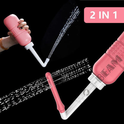 Wolfbeam 2IN1 Portable Hand-held Vulva and Anus Cleaner and Personal Health Vaginal Washing WOLFBEAM
