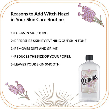 Quinn’s Alcohol Free Witch Hazel with Aloe Vera 16 Ounce (Lavender) Quinn's buy supplements Au
