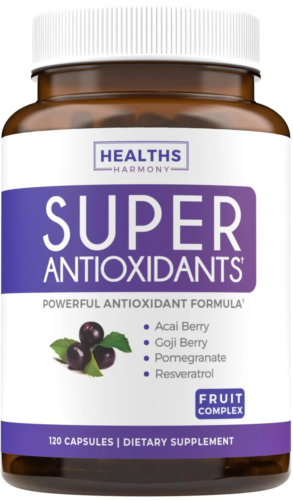 Super Greens & Antioxidants (2-Month Supply) Antioxidant Power Greens Bundle of Organic Super Greens Powder - Complete Superfood (120 Capsules) & Super Antioxidants - Powerful Superfood (120 Capsules) Healths Harmony buy supplements Au