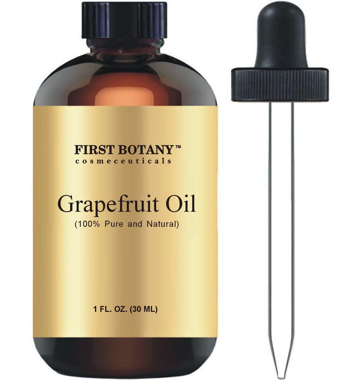 100% Pure Essential Oil - Premium Oil for Aromatherapy, Massage, Topical & Household Uses - 1 fl oz (Grapefruit) First Botany
