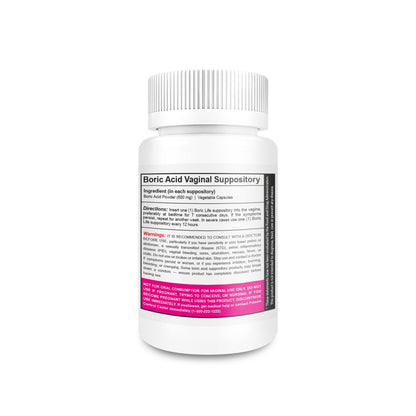 NutraBlast Boric Acid Suppositories - 100% Pure Made in USA - Boric Life Intimate Health Support (14 Count) NutraBlastBuy Supplements Australia