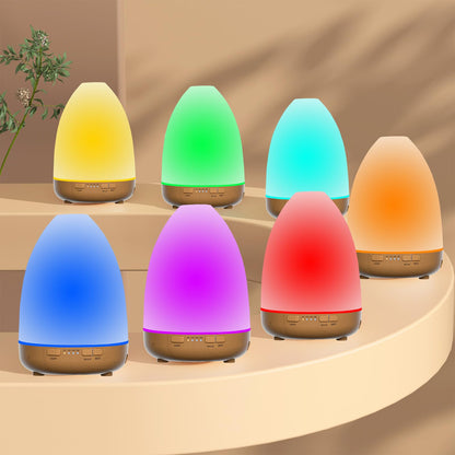 200ml Essential Oil Diffuser, Aromatherapy Diffuser,Enhanced Essential Oil Diffuser, Cool Mist Humidifier Lovegerger