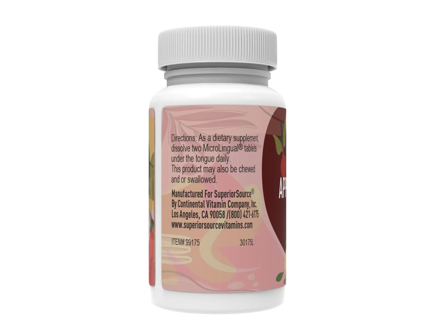 Superior Source Beet Root + Apple Cider Vinegar Clean Melts, 60 Instant Dissolving & Great Superior Source