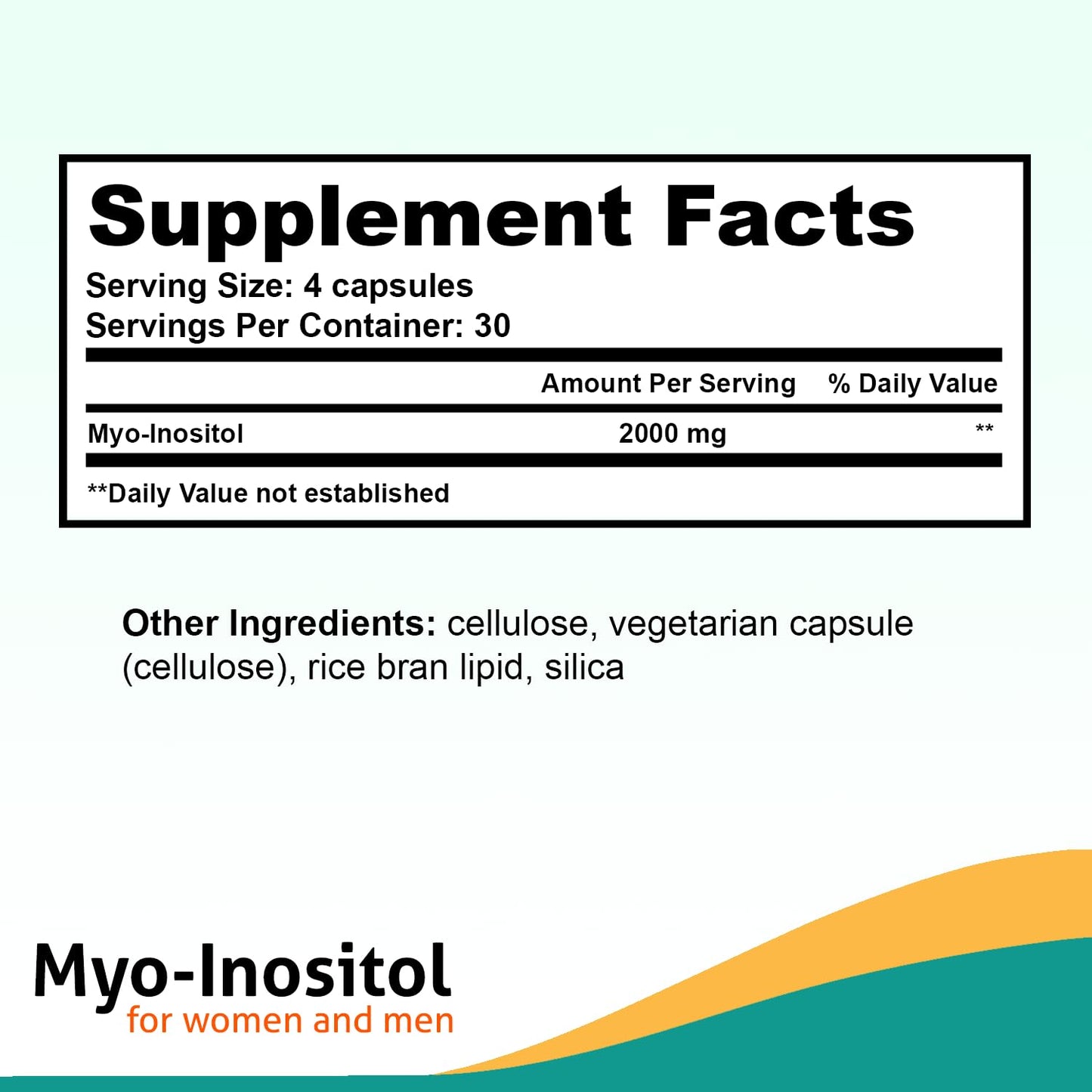 Fairhaven Health Myo-Inositol Supplement 2000mg | Male and Female Fertility Supplement Fairhaven HealthBuy Supplements Australia