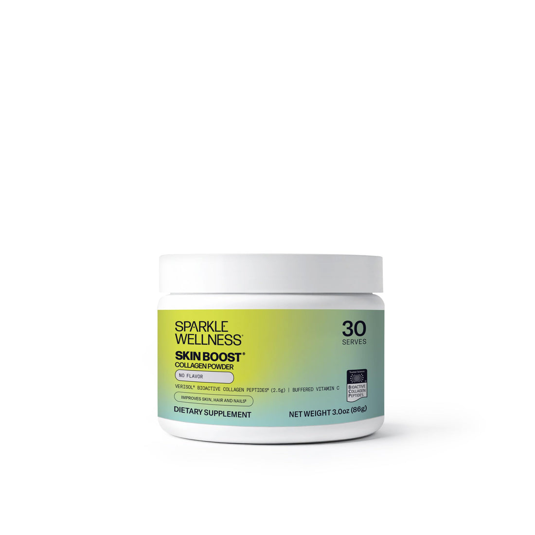 Sparkle Wellness VERISOL Bioactive Hydrolyzed Collagen Peptides | Collagen Powder Supplement with Vitamin C for Skin, Hair & Nail Health | Skin Boost (No Flavor) [30-Serves] Sparkle WellnessBuy Supplements Australia