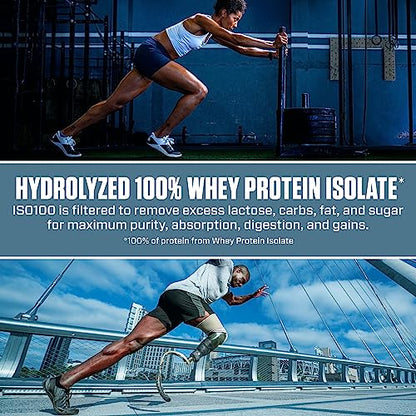 Dymatize ISO100 Hydrolyzed Protein Powder, 100% Whey Isolate , 25g of Protein, 5.5g BCA DymatizeBuy Supplements Australia
