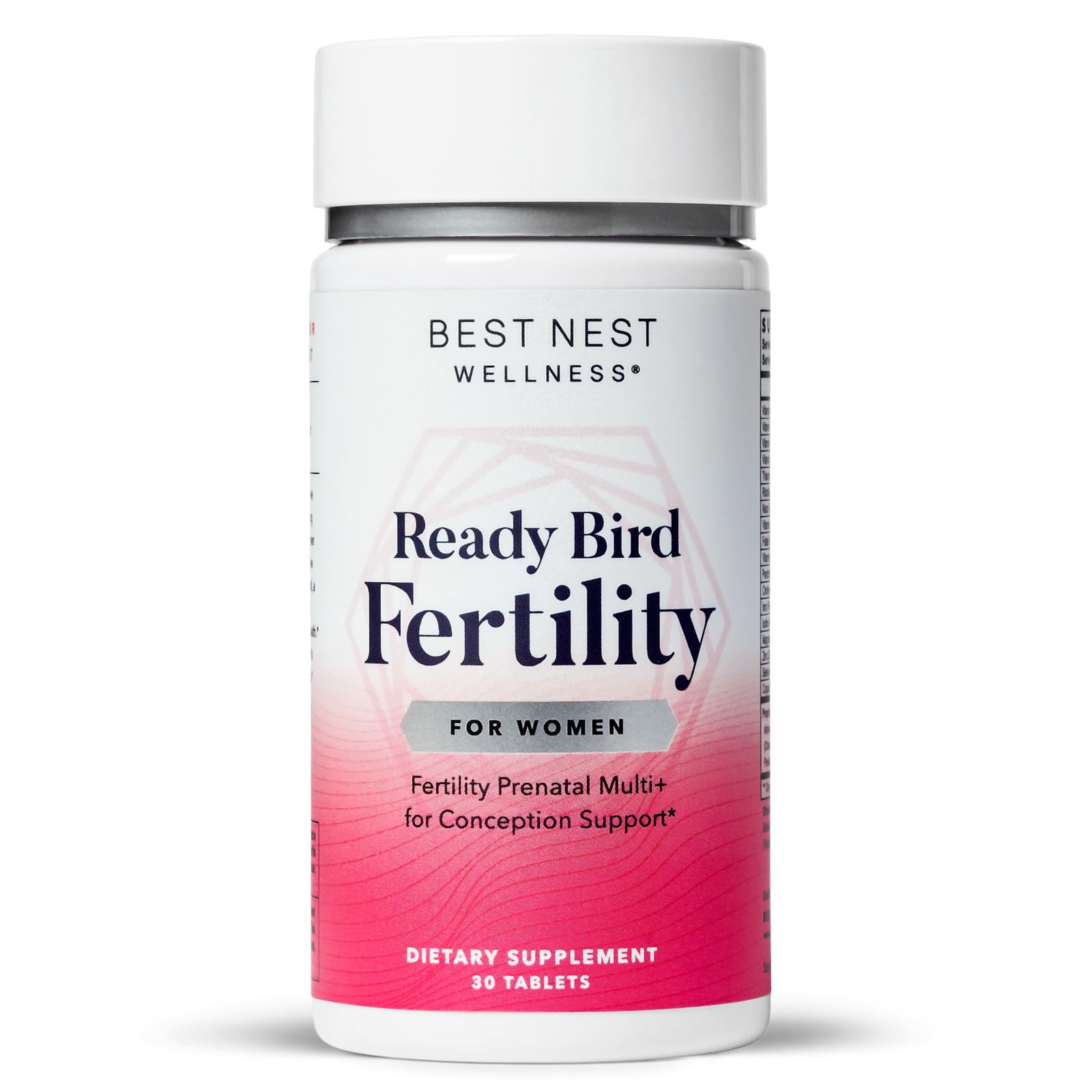 Best Nest Ready Bird Women's Fertility Vitamins, Conception Supplement & Prenatal Multivitamin Best Nest Wellness