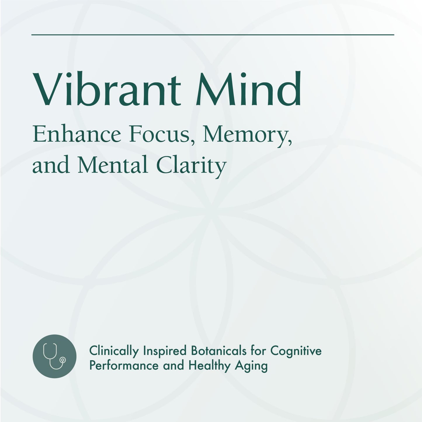 Natura Health Products Vibrant Mind - Brain Supplement for Memory and Focus* - Featuring Bacopa, Ginkgo Biloba, Centellin & Phosphatidylserine