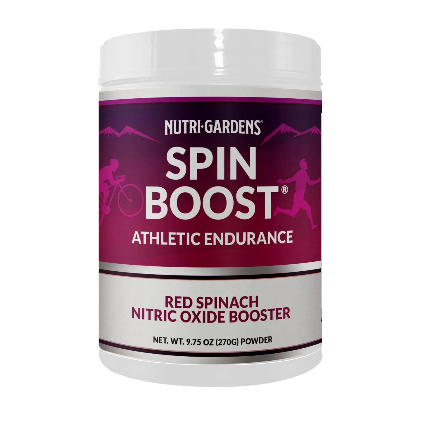 Nutrigardens Spin Boost Nitric Oxide Red Spinach Nitrate Pre-Workout Powder Concentrated Nutrigardens
