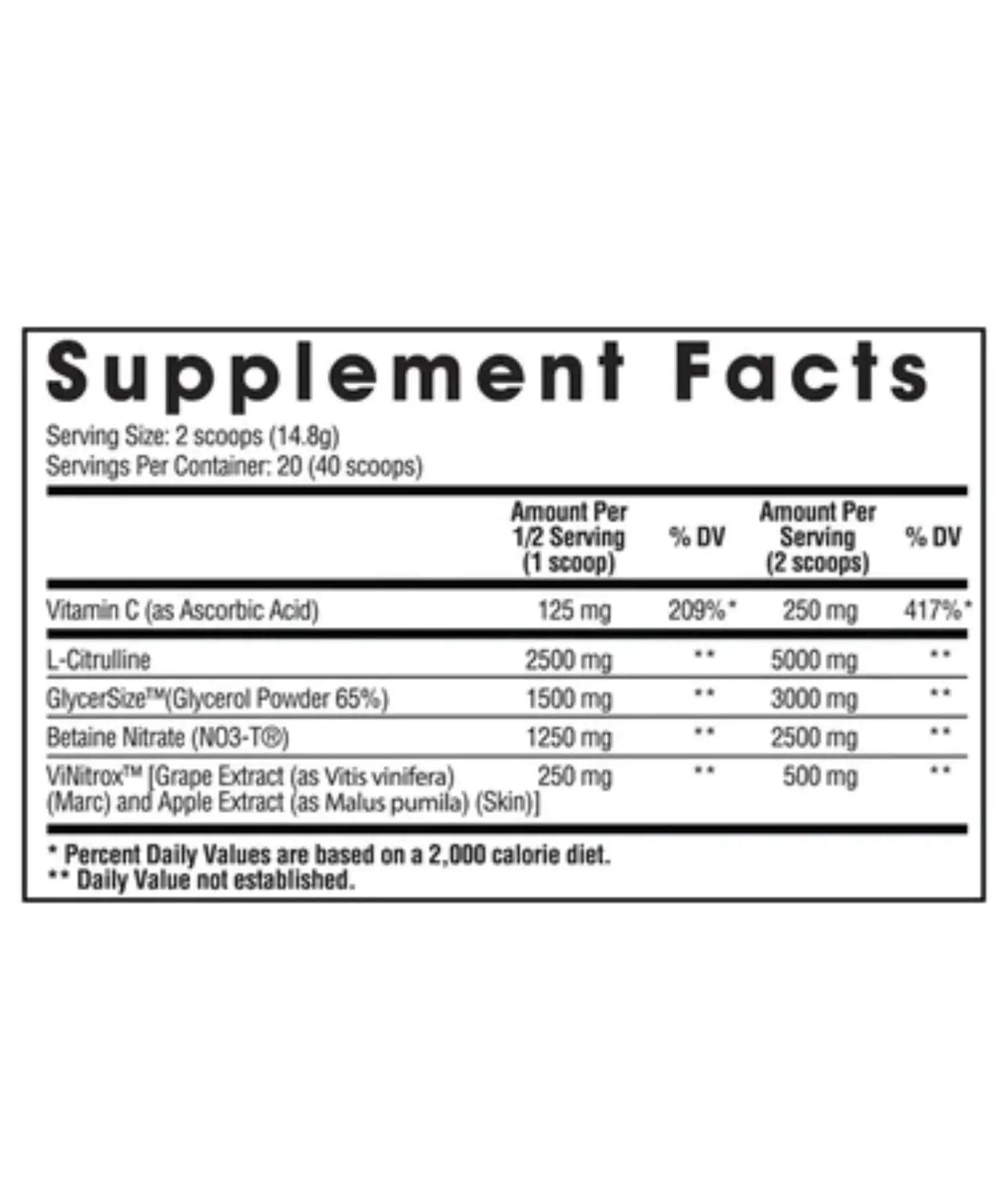 Arms Race Nutrition Daily Pump Stim-Free Pre-Workout - Venice Beach - 10.6 oz. Arms Race Nutrition