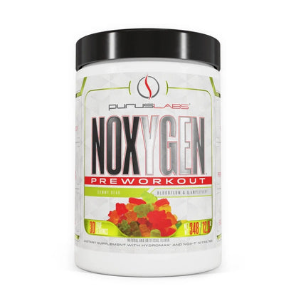 Purus Labs NOXYGEN PREWORKOUT Powder, 30 Servings (Gummy Bear) Purus Labs