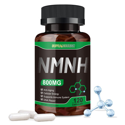 SUPRANOURISH Pure NMNH Supplement 120 Capsules - 800mg High-Purity NMNH Supplements, NAD Supplement for Boost NAD+ for Anti-Aging & Cellular Energy SUPRANOURISHBuy Supplements Australia