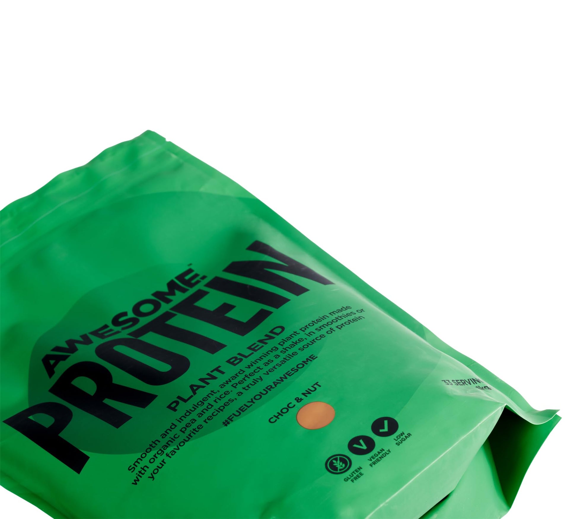 Chocolate Nut Awesome Protein Powder by Ben Coomber | 1kg Vegan Organic Flavoured Protein Ben Coomber